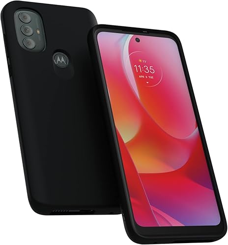 Miniatura 3 de Motorola Funda protectora para Moto G Power (2022), ajuste de precisión, elegantes fundas para teléfonos con absorción de golpes, color negro