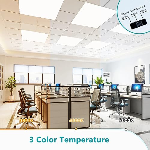 Image of 4 Pack 2x2 LED Flat Panel Light Drop Ceiling 40W 100-277Vac