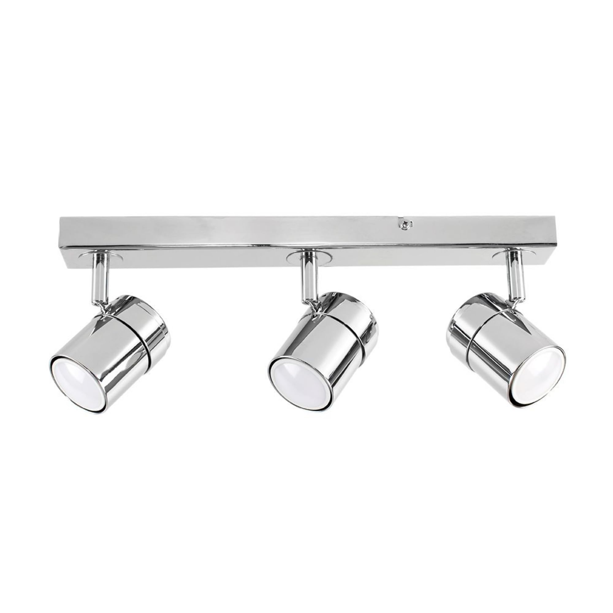 ValueLights Rosie Spotlight 3 Way Silver Ceiling Bar Spotlight