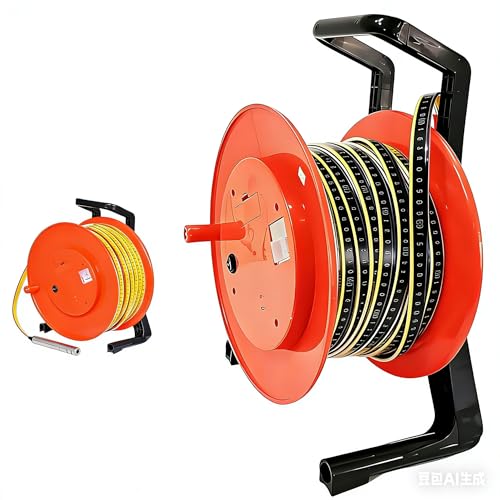 Professionele waterniveaumeter, 20m-400m dieptemeter voor diepe putten, stalen meetlint, multifunctioneel gereedschap voor putten, tanks, vijvers en grondwater 20m65ft