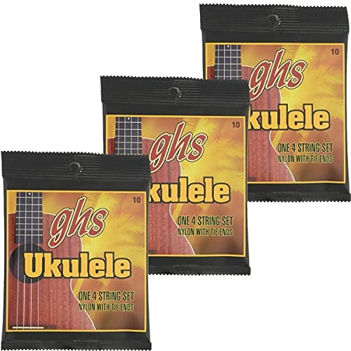 W[GC`GX NAiC \vmEN Zbg Standard Ukulele Clear Nylon GHS 10 (3Zbg)