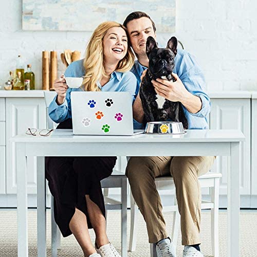 LUOXIAQIFEI Cane Zampa Etichette Adesivi Adesivo