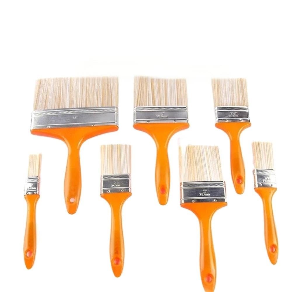 Pinceles for detalles finos for arte en lienzo Pinceles de cerdas suaves ultrafinas for proyectos de arte de decoración del hogar Trazo suave Mango ergonómico Diseño antigoteo Paredes Lienzo Muebles M