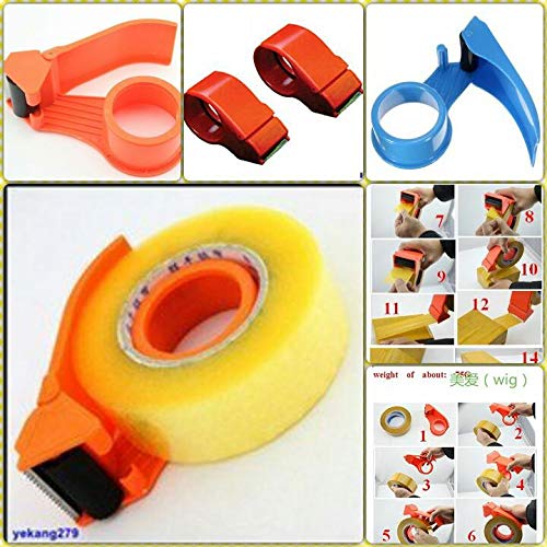 Breewell New Imported 50mm 2inch Hand Tape Dispenser Packing Packaging Boxes Roll Roller Cutter Parcel 3