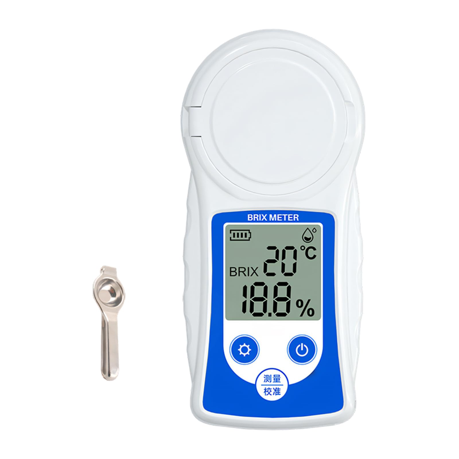 Gmbylby Accuracy 0 55 Sugar Content Meter For Beverage Testing With Portable Abs Design Food Sugar Inspector