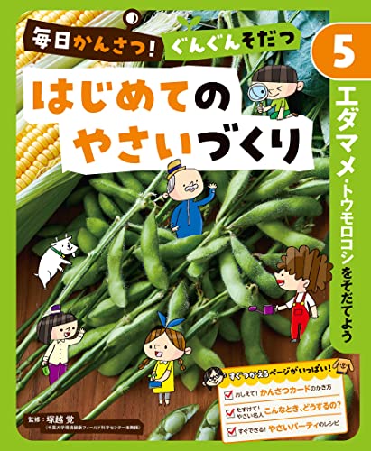 エダマメ・トウモロコシをそだてよう5 毎日かんさつ! ぐんぐんそだつ はじめてのやさいづくり