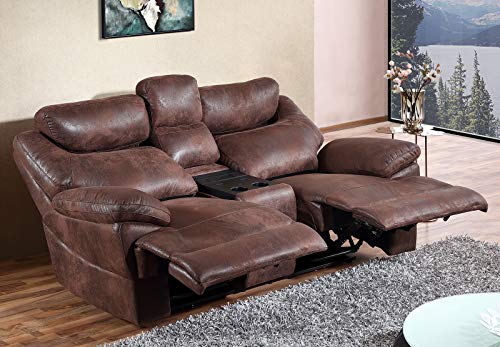Mapo Möbel Elektrisches Mikrofasersofa Kinosofa mit...