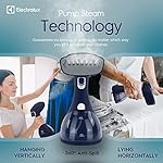 Electrolux Steamer for Clothes, 1500 Watt Portable Handheld Fabric and Garment Steamer with Lint Remover & Fabric Brush, Ultra-Fast Heat Up, 18 Min Continuous Steam for Powerful Wrinkle Remover, Blue - Image 3