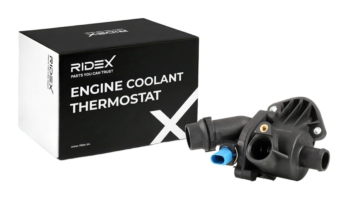 RIDEX 316T0048 Termostato refrigerante con junta con sensor Compatible con AUDI A4 B7 Avant 8ED