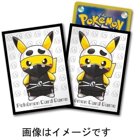ポケモンカードゲーム デッキシールド 団員ごっこピカチュウ スカル団 スリーブ ホビー