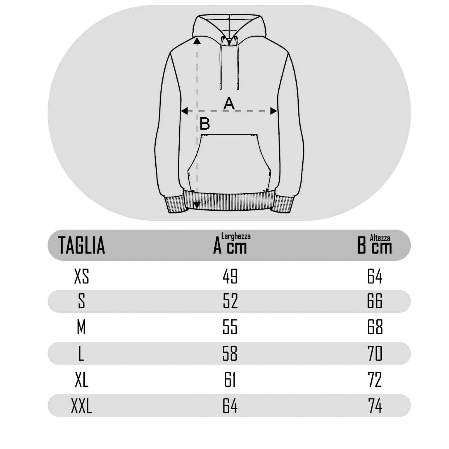 Felpa con cappuccio personalizzata - felpa personalizzabile con cappuccio uomo/donna cotone tinta unita - con testo - foto e grafiche personalizzate