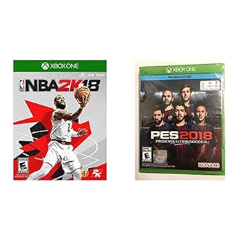 Product Bundle NBA 2K18 Early Tip-Off Edition - Xbox One & Pro Evolution Soccer 2018 - Xbox One Book