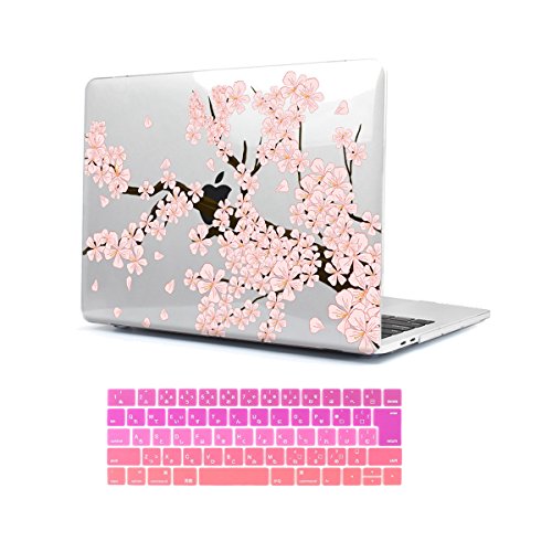 TwoL New MacBook Pro 13 Touch Bar プラスチック シェルカバー MacBook Pro 13 Retina 2016/2017/2018 ハードケース