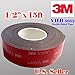 Produktbild Genuine 3M 1/2" (12mm) x 15 Ft VHB Double Sided Foam Adhesive Tape 5952 Grey Automotive Mounting Very High Bond Strong Industrial Grade (1/2" (w) x 15 ft)