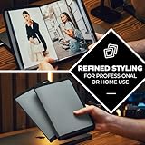 Dunwell Small Photo Album 5x7 (2-Pack), Mounting Paper, 5 x 7 Art Portfolio Binder, 24 Sleeves Display 48 Pages, Acid-Free Poly Professional Picture Book for 5x7 Artwork, Postcards - Image 5