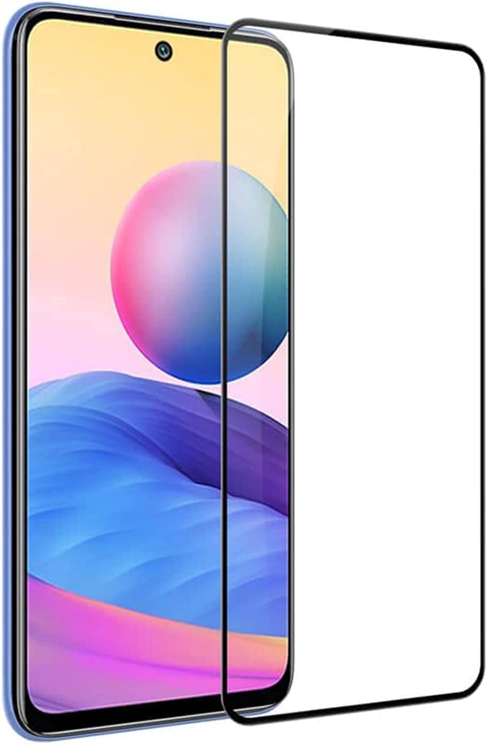 EMODIL Xiaomi Redmi 10 / Note 10 5G / Note 10T 5G / Poco M3 Pro 5G Screen Protector Tempered Glass Full Glue Edge-to-Edge Protector ®