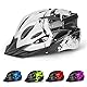 Fahrradhelm Kinder, Verstellbarer Kinderhelm für Jungen und Mädchen im Alter von 3–15 Jahren, Multisport-Kinderhelm (50–59cm), Sicherheitshelm für Fahrrad, Roller, Skating (White, S: 50-55cm)
