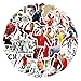 50PCS Football Player Cristiano Ronaldo Stickers,Vinyl Sports Ronaldo Stickers Soccer Star Water Bottle Sticker Pack, Ball Sports Gifts for Sport Lovers,Football Party Favors, Soccer Decorations