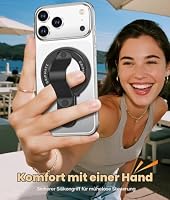 GripMate 2.Gen.Handy Ring Halterung Magnetisch für MagSafe Ring,Schwarz – Ansicht 6