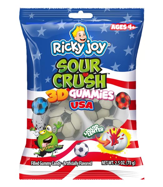 Ricky Joy 3D Gummies Variety Pack 4 bolsas miniatura 3