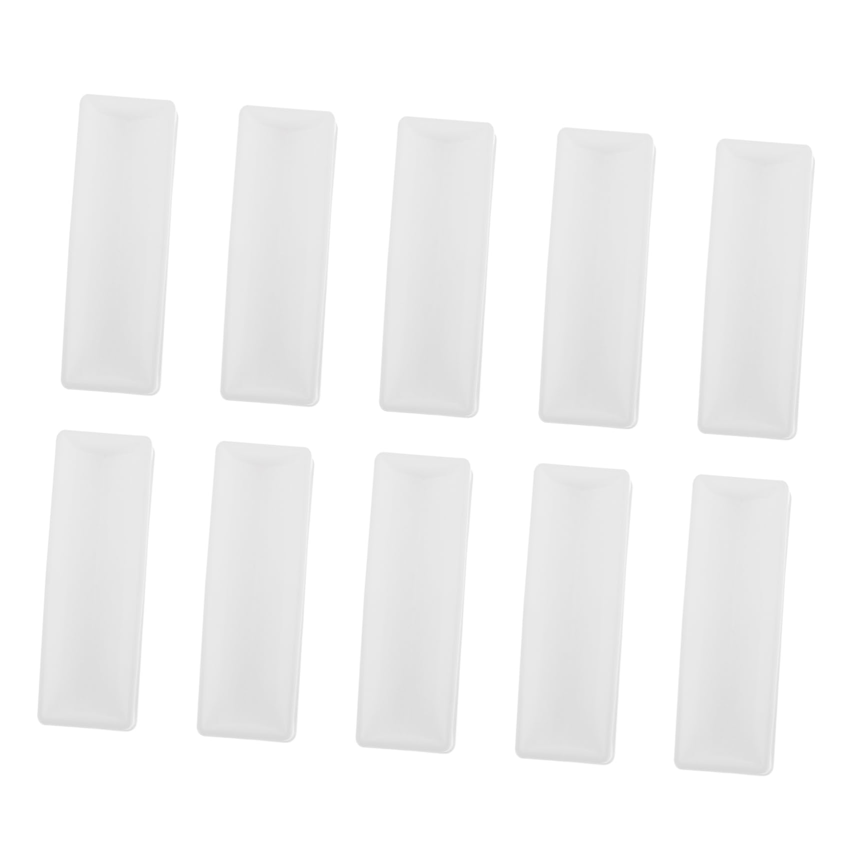 OUNONA 20pcs 50ml Laboratory Suction Tanks Accurate Sample Adding Slots Made of Pp