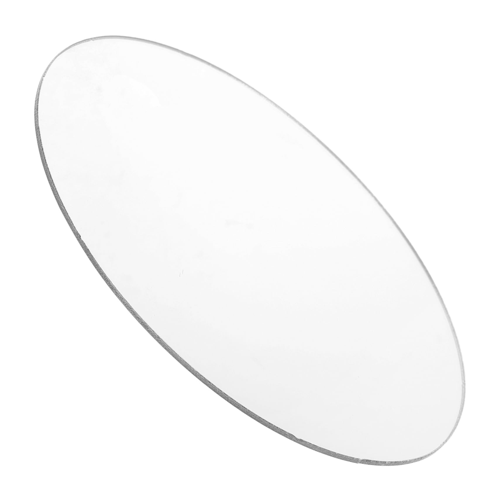 Luxshiny Stylish Round Acrylic Mirror Unique Wall Decoration for Bedroom Bathroom and Living Artistic Reflection Easy to Clean