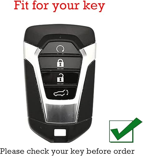 Miniatura 2 de Funda protectora para llave de automóvil Isuzu MU-X Series DMAX D-Max X-Terrain - Llavero de cuero para llave de automóvil, accesorio de automóvil