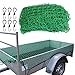 Produktbild Anhängernetz 2x3m ausziehbares Hängernetz bis zu 3,8x4,2 m dehnbares Gepäcknetz mit Haken Gepäcknetz Containernetz Sicherungsnetz Ladungsnetz für Sicherung der Ladung