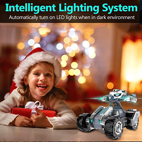 RC Cars, Remote Control Car with 720P HD Camera, 4WD WiFi FPV High Speed Gravity Sensor with Lights, AR Mode Electric RC Trucks 1:18 Versus Mode Car with Rechargeable Battery for Kids and Adults - Thumbnail 5