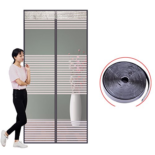 Porte grillagée molle à aimants pour bloquer les moustiques en été