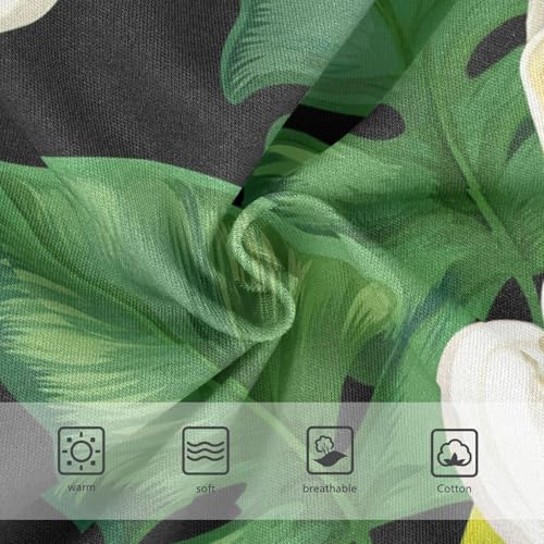 Girls Underwear Toddler 2t Cotton Girl Panties Cute Colorful Kids Briefs Undies White Calla Lilies Green Leaves3