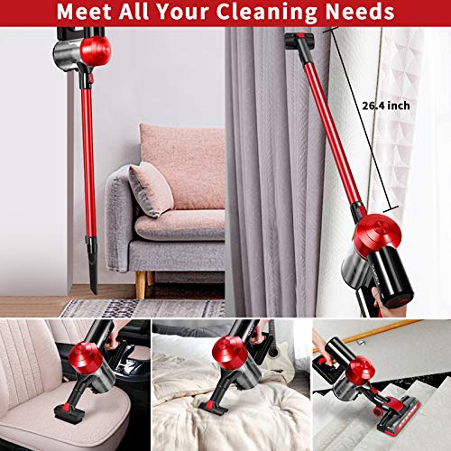 iwoly Cordless Vacuum Cleaner C150 Rechargeable with 2200mAh Detachable