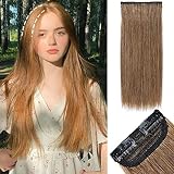 OTO BELLA 100% Real Remy Human Hair Clip in Hair Extensions 1PCS 10Inch Straight Thick Hairpieces fo