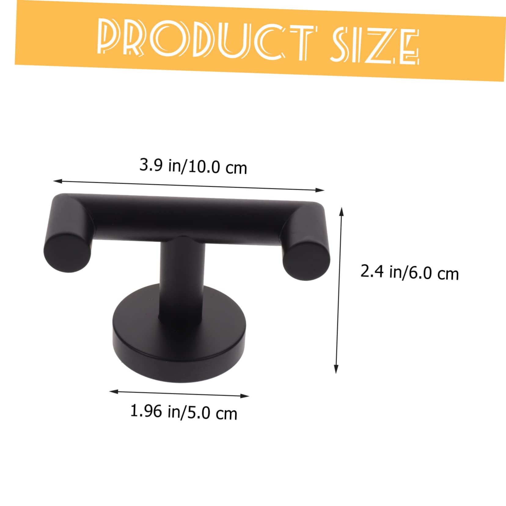 SOLUSTRE 3Pcs Stainless Steel Wall Hooks for Towel Coat and Bag Brushed Finish Modern Design for Kitchen Bathroom Bedroom and Living Room Organization