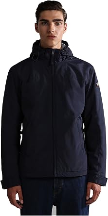 Napapijri Jacket 38 It Jacket Man Polyester Blue Navy M Eu