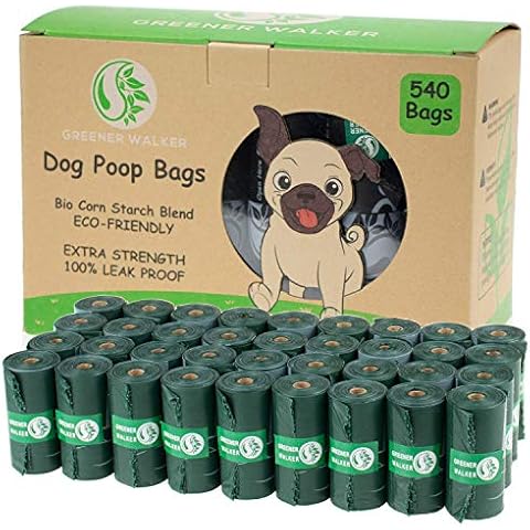GREENER WALKER Biodegradable Dog Poo Bags Cover