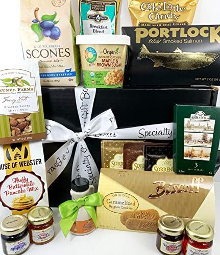 Gourmet Breakfast Sampler Gift Box Basket - Great Gift Idea or Care Package - Over 6 Pounds of Goodies! - Birthday, College, Home Bound, Holidays, Get Well, Business Gifts, and More - 18 Items!