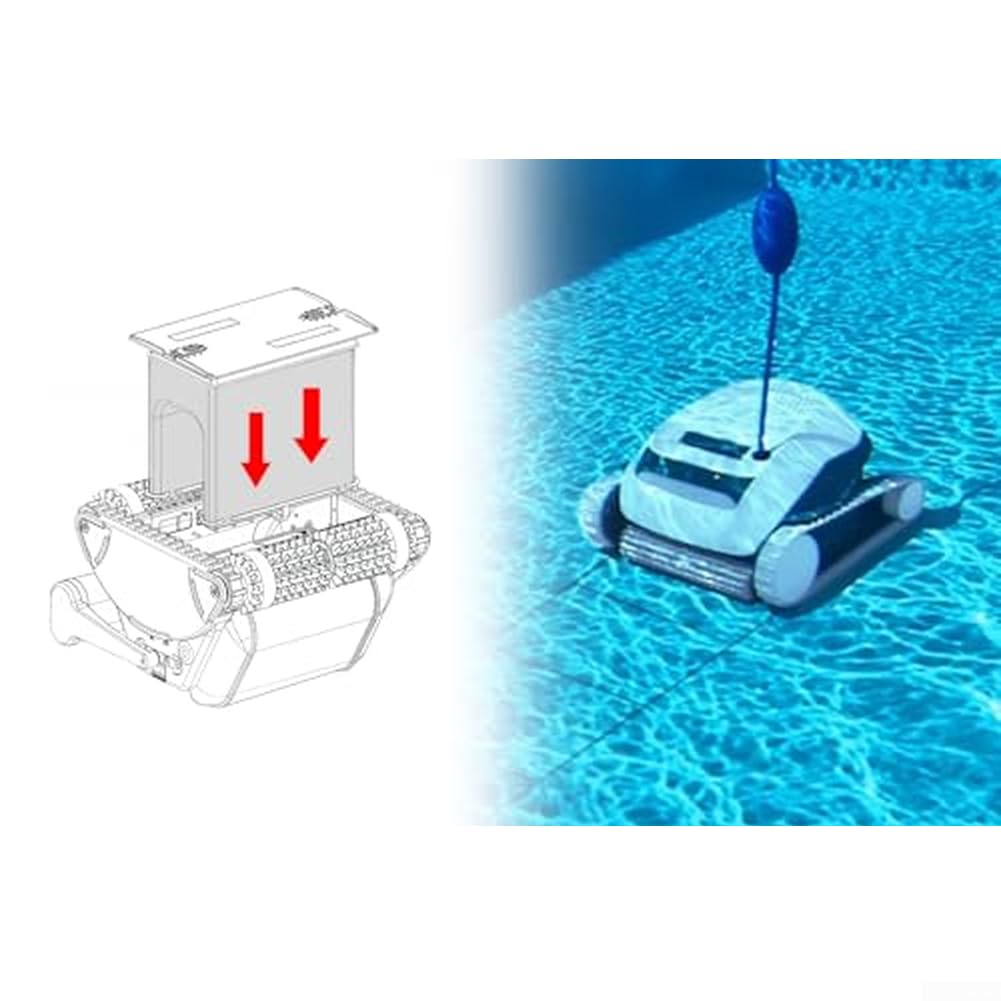 Sac filtrant fin réutilisable pour nettoyeur de piscine Aquabot modèles 8111 et 8101, pièce de rechange durable en maille de coton pour piéger la saleté et les débris pour un entretien de l'eau claire