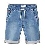 [page_title]-NAME IT Jungen NKMRYAN DNMTHAYER 1314 SWE LSHORTS NOOS Shorts, Light Blue Denim, 152