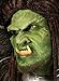 Produktbild Monströser Ork Maske aus Latex - grün gefärbt - Grusel-Halbmaske mit Hautkleber - ideal für Halloween, Karneval, Motto- & Grusel-Party