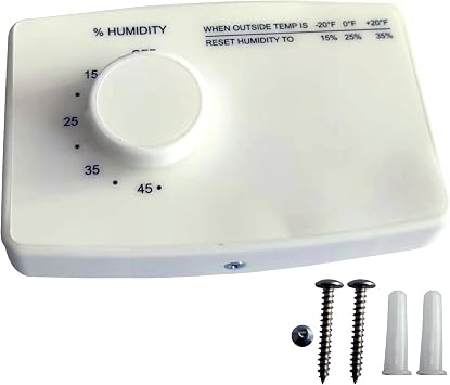 4655 Manual Digital Control Humidifier Control Switch Plan Replacement for Ap-rilAire 4655 4016 Ca-rrier 4363 Whole Home Pipe or Wall Mounted Humidifier Switch Control 24VAC White