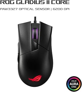Asus ROG Gladius II Core 6200DPI 6 Tuş Optik RGB K