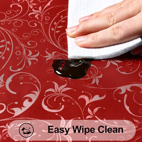 Image of Smiry Rectangle Waterproof Heavy Duty Vinyl Tablecloths, 60 x 84 Inch