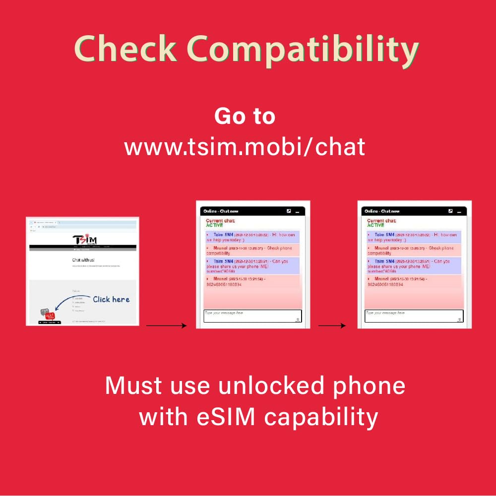 TSIM Maroc eSIM 30 Jours | 10 Go de données Haut débit | Activation Automatique | Partage de Connexion | QR Code eSIM envoyé par e-Mail sous 24 h | Données Uniquement.