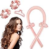Heatless Hair Curlers For Long Hair, No Heat Silk Curls Headband You Can To Sleep In Overnight,Soft...