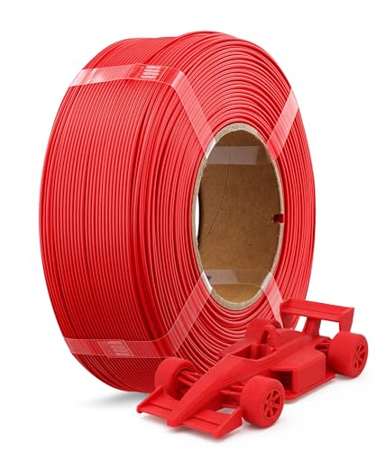 OVERTURE High Speed Refill PLA+ 3D Printer Filament 1.75mm, 1kg Fresh Red