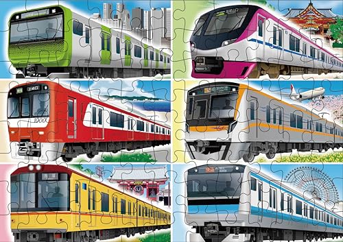 くもんのジグソーパズル STEP4 都市を走る電車 関連画像 4