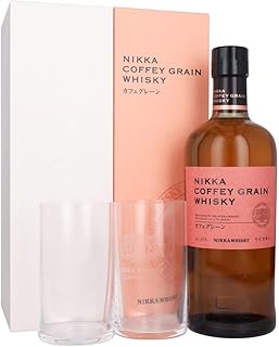 Nikka Coffey Grain 2 Glass Gift Set 45 70cl