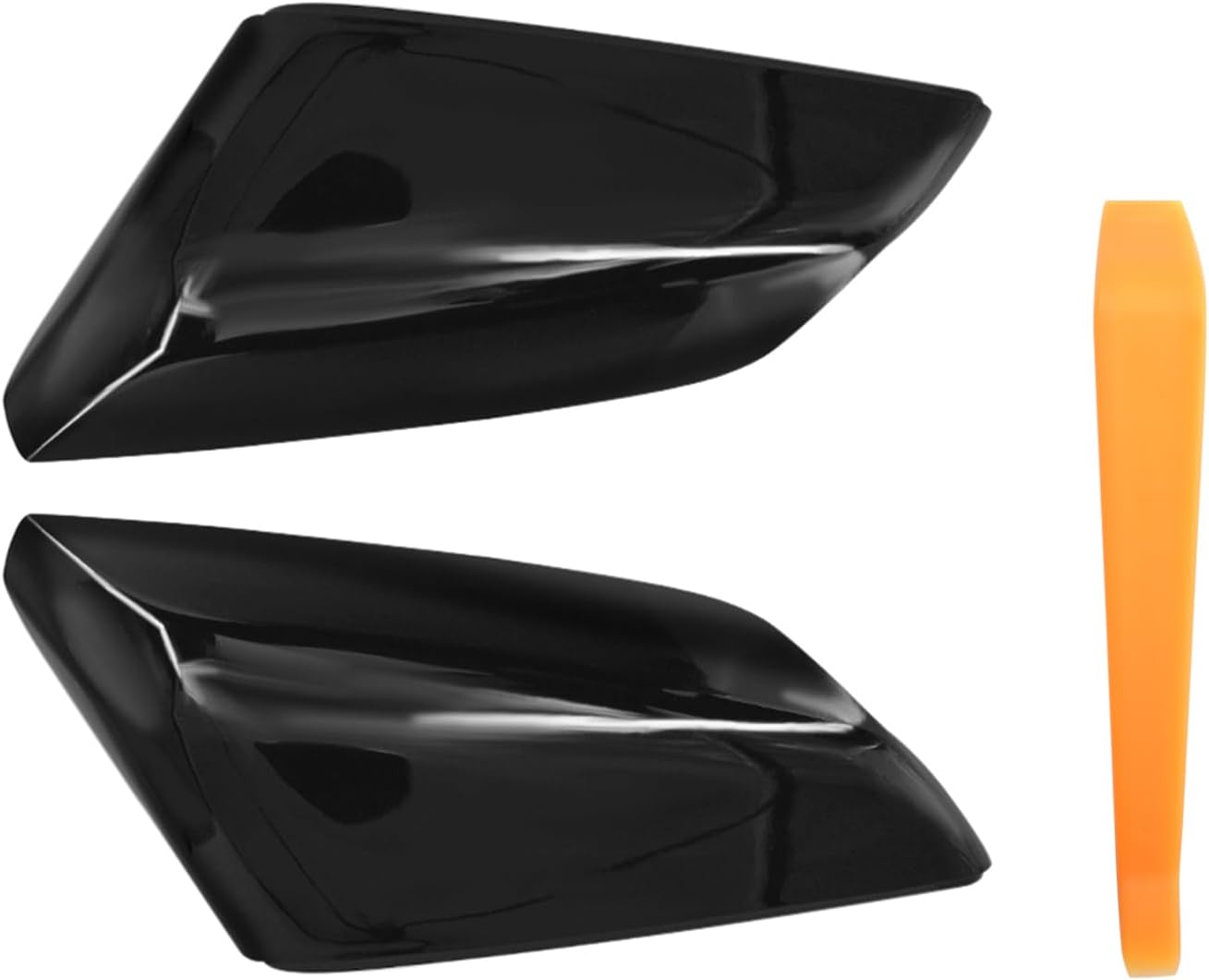 1 Pair Mirror Cover Cap Driver and Passenger Side Fits for 2016-2025 Chevy Malibu 84026841 84026842 Left and Right Side (Matte Black)