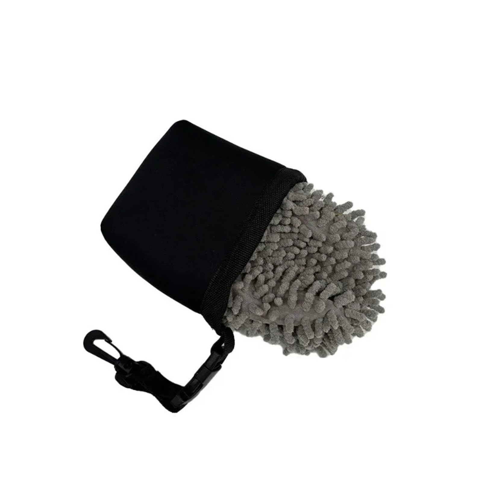 limpiador de palos de golf Bolsa de limpieza golf con clip desmontable